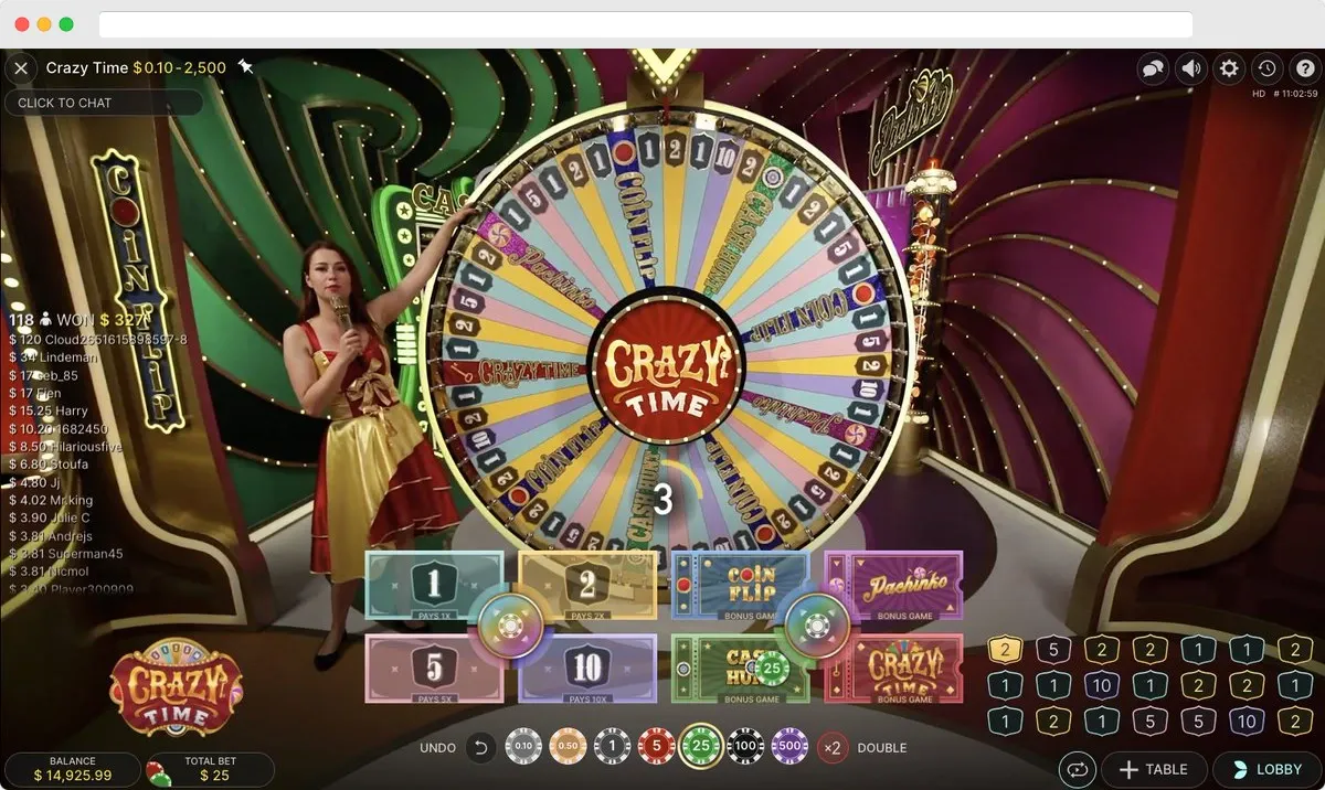 crazy time casino